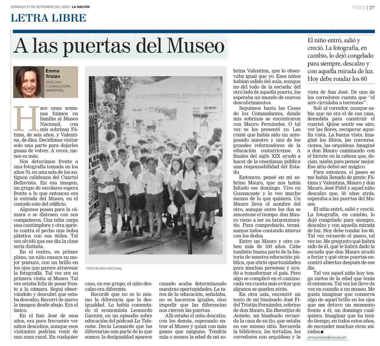 A las puertas del Museo-La Nación A las puertas del Museo-La Nación